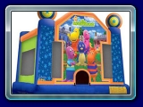 Backyardigans Bounce - Rent the Backyardigans Jumper for your next church function, birthday party, corporate event or special event. This standard size jumper has a 160 square foot bouncing area.