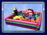 Rescue Heroes - Small children can run and play hero in a fire truck, a rescue helicopter or a police car. Imagination fills this game, as kids can run around the three-dimensional rescue dog or take a ride in the bright yellow ambulance.