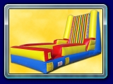 Velcro Wall - Sticky Wall is approximately  22' x 12' x 13' feet in height.