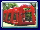 Inflatable Batting Cage - Batter Up!  Great batting cage that is Safe and Fun.