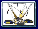 4 Person Euro Bungee - Adventure is the name of the game, there is nothing more adventurous than getting a high from falling from a height. Four people at once can bounce jump and bounce from this unusual fantastic attraction.